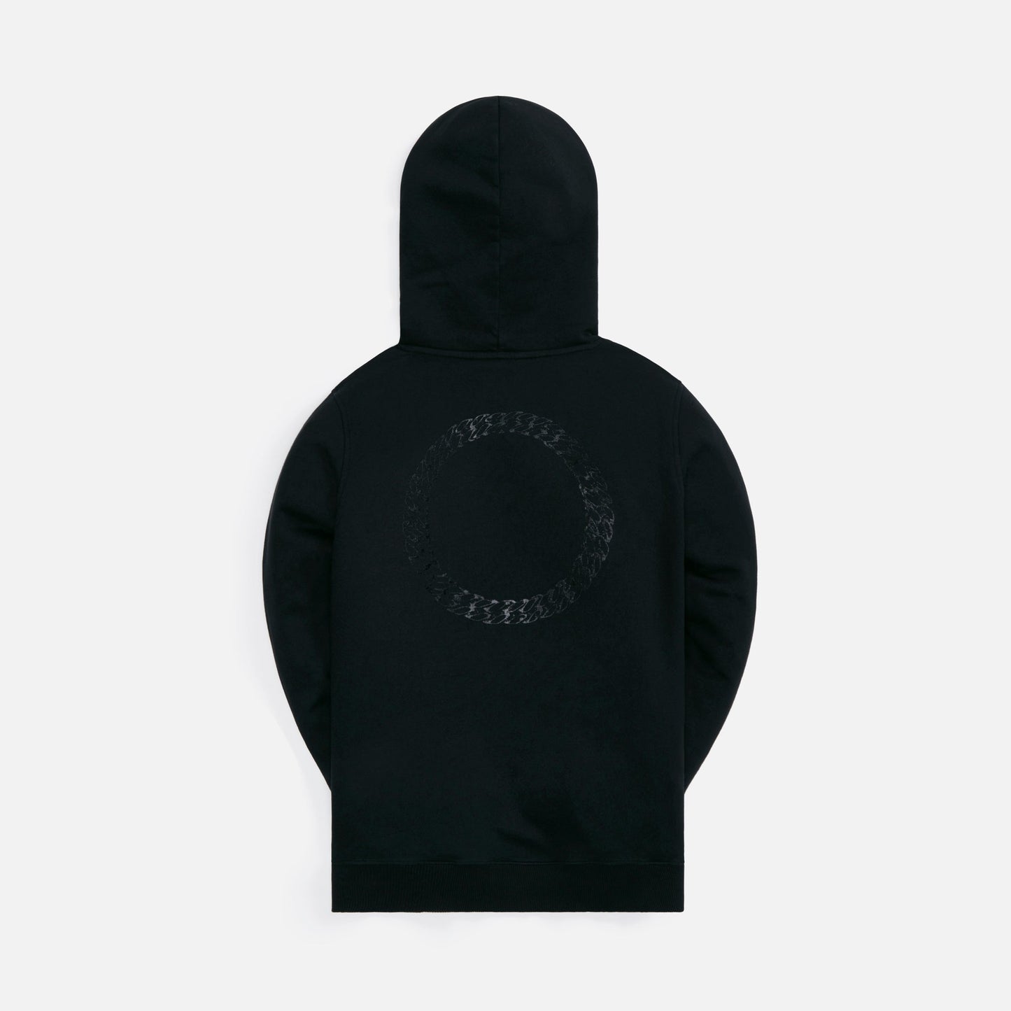 1017 ALYX 9SM Hoodie With Cube Chain Graphic - Black