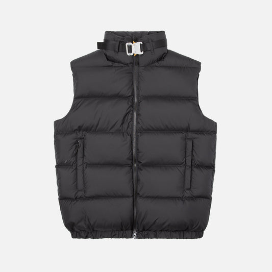 1017 Alyx 9SM Puffer Vest w/ Nylon Buckle - Black